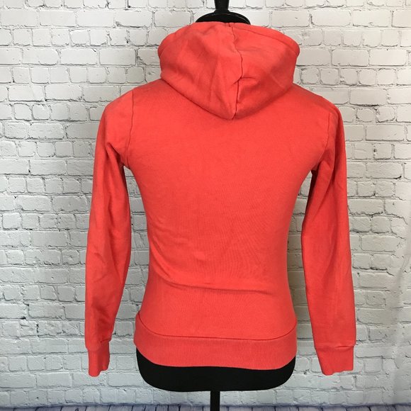 H&M Mens Orange Full-zip Basic Hoodie - Picture 3 of 4